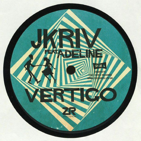 Image of Front Cover of 12" - /G+ - JKRIV FEAT. ADELINE, Vertigo (Z Records; ZEDD12276, UK 2019), Light surface marks only, plays VG.,  - 3546086S