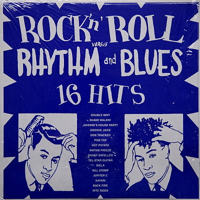 Image of Front Cover of LP - VG+/VG+ - VARIOUS, Rock 'N' Roll Versus Rhythm And Blues (Valmor; VALMOR-1568790404, US ), ,  - 3546096S