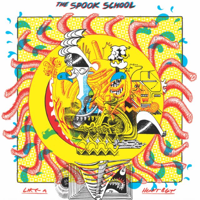 Image of Front Cover of LP - NEW/NEW - THE SPOOK SCHOOL, Like A Heartbeat (Alcopop! Records; ALCOPOP321X, Europe 2026, Yellow Vinyl), , Formed in 2011, The Spook School carved out a reputation as one of the most beloved queer acts of their generation. Nominated for Scottish Album of The Year in 2018 with their third and final studio album Could It Be Different? on Alcopop! Records, it was an internationally acclaimed release that was packed with hope and good will, passionately championing LGBTQ+ rights and