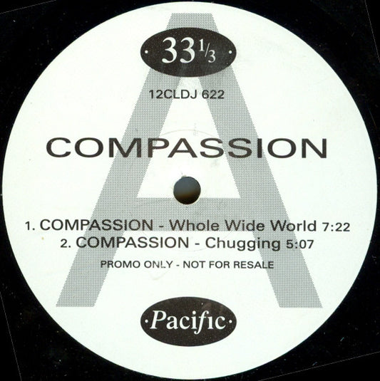 Image of Front Cover of 12" - /G+ - PACIFIC, Compassion (Capitol Records ; 12CLDJ 622, UK 1991), light storage wear and surface noise throughout,  - 3546112S