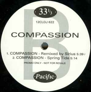 Image of Back Cover of 12" - /G+ - PACIFIC, Compassion (Capitol Records ; 12CLDJ 622, UK 1991), light storage wear and surface noise throughout,  - 3546112S