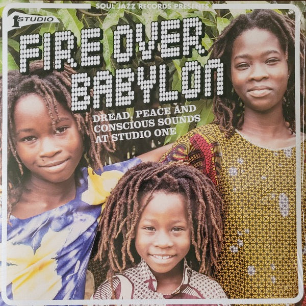 Image of Front Cover of 2xLP - EX/EX - VARIOUS ARTISTS, Fire Over Babylon (Dread, Peace And Conscious Sounds At Studio One) (Soul Jazz Records; SJR LP465, UK 2021, Gatefold, 2 Inners), ,  - 3516185C