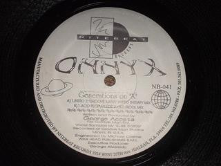 Image of Front Cover of 12" - /VG - ONNYX, Generations On "X" (Nitebeat; NB 041, US 1995), light storage wear and the odd mark,  - 3546115S