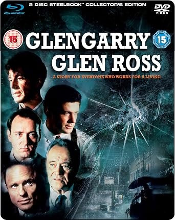 Image of Front Cover of Blu-Ray - VG+/VG - JAMES FOLEY, Glengarry Glen Ross (ITV; 3711535643, UK Reissue, SteelBook, Info Sheet, With DVDx2), ,  - 3516166C