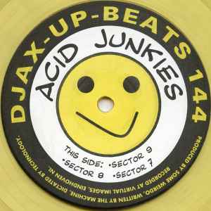Image of Front Cover of 12" - /VG+ - ACID JUNKIES, Part 1 (Djax-Up-Beats ; DJAX-UP-144, Netherlands 1992), clear yellow vinyl,  - 3546140S