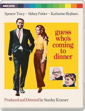 Image of Front Cover of Blu-Ray - VG+/VG+ - STANLEY KRAMER, Guess Who's Coming To Dinner (Powerhouse Films/Indicator; PHIDFE003, UK 2016 Reissue, Booklet, With DVD), ,  - 3516223C