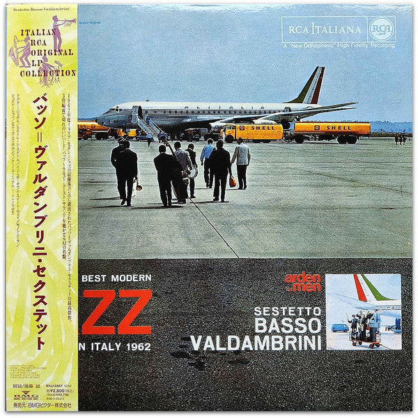 Image of Front Cover of LP - VG+/VG+ - SESTETTO BASSO-VALDAMBRINI, The Best Modern Jazz In Italy - Arden For Men (RCA Italiana; PML-10326, Japan 1994 Reissue, Insert), ,  - 3546136S
