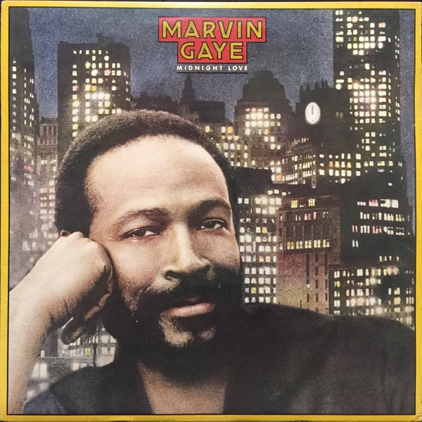Image of Front Cover of LP - VG/VG - MARVIN GAYE, Midnight Love (Columbia; FC 38197, Canada 1982, Insert), ,  - 3516242C
