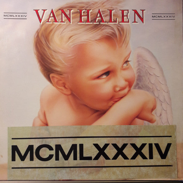 Image of Front Cover of LP - VG/VG - VAN HALEN, 1984 (Warner Bros - No Rights Box; 92-3985-1, UK 1983, MCMVXXXIV Sticke on Front Sleeve, Inner), ,  - 3526079E