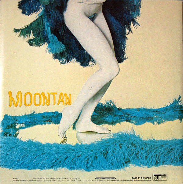 Image of Back Cover of LP - G+/VG - GOLDEN EARRING, Moontan (Track; 2406 112, UK 1973, Non-Textured Gatefold Sleeve, Insert, BRITICO Publishing), Marker Pen Writing on Front Sleeve,  - 3526083E