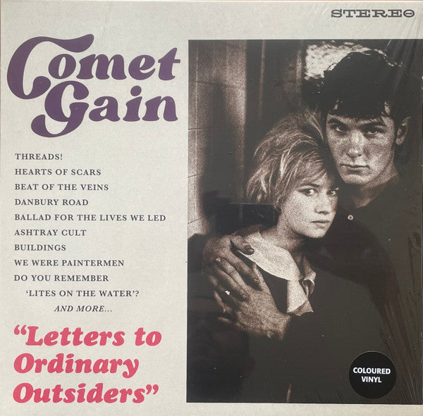 Image of Front Cover of LP - EX/EX - COMET GAIN, Letters To Ordinary Outsiders (Tapete Records; TR575, UK & Europe 2025, Inner, Pink Vinyl), ,  - 3526093E
