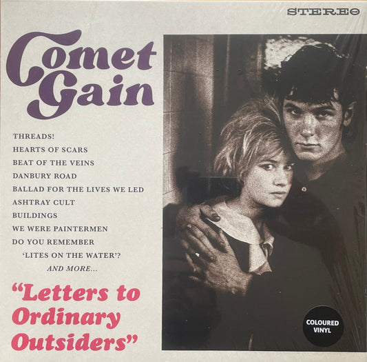 Image of Front Cover of LP - EX/EX - COMET GAIN, Letters To Ordinary Outsiders (Tapete Records; TR575, UK & Europe 2025, Inner, Pink Vinyl), ,  - 3526093E