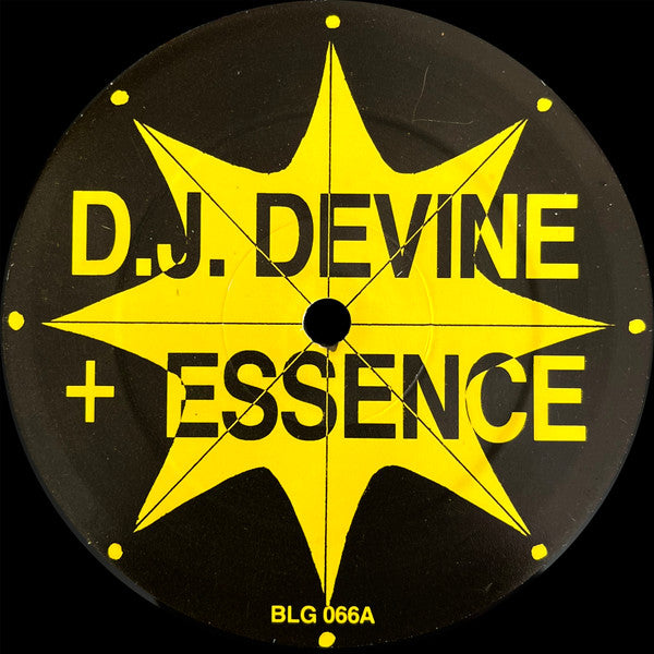 Image of Front Cover of 12" - /VG - D.J. DEVINE & ESSENCE, Hyper / Ready For Dead (Production House; BLG 066, UK 1994), Light marks only,  - 3526123E