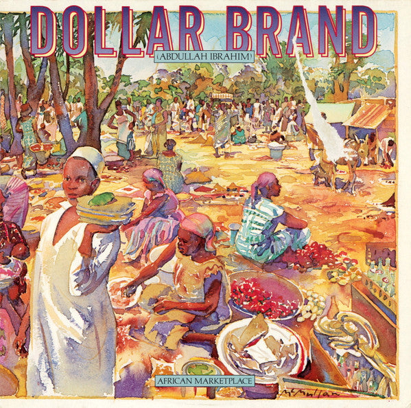 Image of Front Cover of LP - VG/VG+ - DOLLAR BRAND, African Marketplace (Elektra; ELK 52 217, Germany 1980, Picture Sleeve), ,  - 3526059E