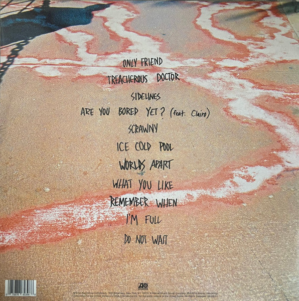 Image of Back Cover of LP - VG+/VG+ - WALLOWS, Nothing Happens (Atlantic; 585083-1, USA & Europe 2019, Poster), ,  - 3526104E