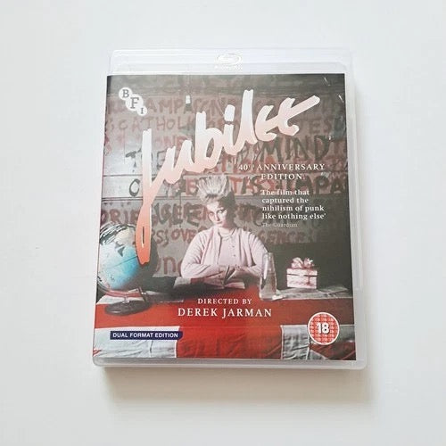 Image of Front Cover of Blu-Ray - VG+/VG+ - DEREK JARMAN, Jubilee (BFI; BFIB1311, UK 2018 Reissue, Booklet, With DVD), ,  - 3516294C