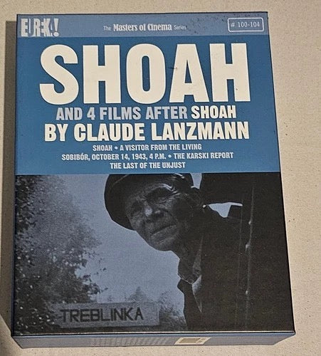 Image of Front Cover of 4xBlu-Ray - VG+/VG+ - CLAUDE LANZMANN, Shoah And 4 Films After Shoah (Eureka!; EKA70155, UK 2015, Slipcase, Book), ,  - 3516306C
