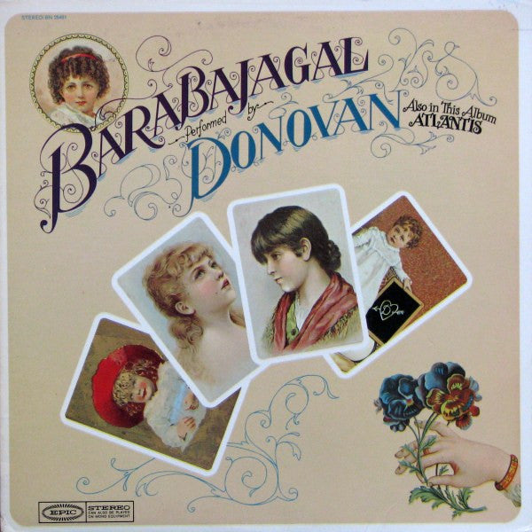 Image of Front Cover of LP - VG/VG - DONOVAN, Barabajagal (Epic; BN 26481, US Reissue, Stereo), Large Cut Out Notch On Front Sleeve Top Left.,  - 3546171S