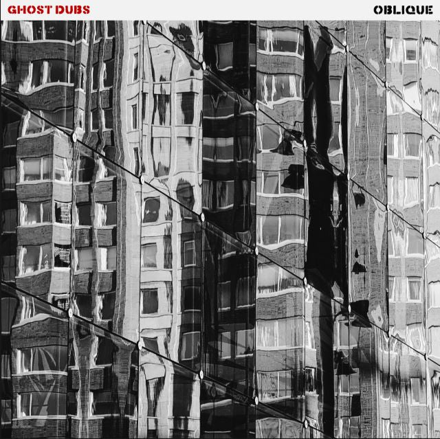 Image of Front Cover of 2xLP - NEW/NEW - GHOST DUBS, Oblique (Pressure; PRESH030LP, UK 2026), , Since the release of Damaged in 2024, Michael Fiedler's Ghost Dubs project has earned praise across the underground electronic scene. Second album Oblique pushes his sound into larger, richer and more cinematic territory, combining cloudy abstractions, submerged rhythms, blurred melodies and hypnotic loops. The spirit of Jamaican dub remains present within its foggy dub-techno, ambient and experimental soundscape