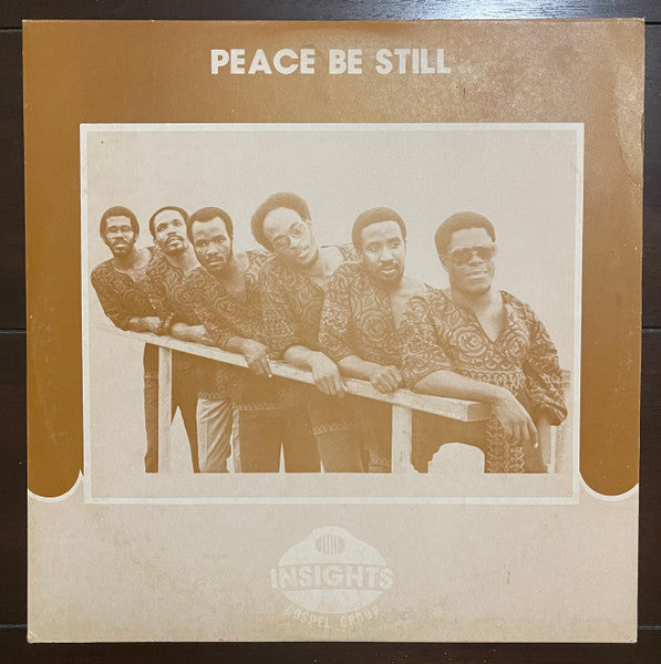 Image of Front Cover of LP - G+/G+ - INSIGHTS GOSPEL GROUP, Peace Be Still (Insights; none, Jamaica 1981), Dish Warp. WOL, WOS. Marks on either side, plays with some crackle throughout.,  - 3546180S