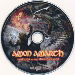 Image of Label Cover of 3xCD - VG+/VG+ - AMON AMARTH, Twilight Of The Thunder God (Metal Blade Records; 3984-14693-0, Europe 2008, Book Sleeve, Booklet), ,  - 3536011E