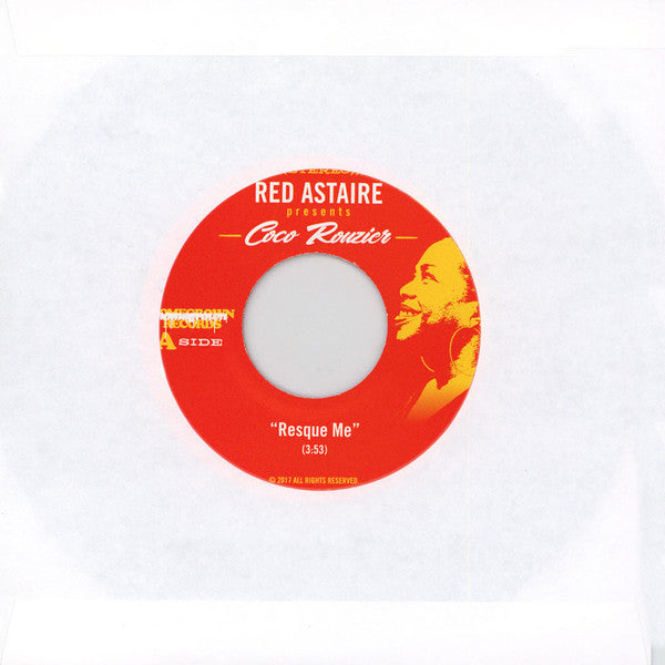 Image of Front Cover of 7" - /VG+ - RED ASTAIRE & COCO ROUZIER, Resque Me / Reaching Out To You (Homegrown; HOMEGROWN015, US 2017), Blemishes on vinyl but don't affect play.,  - 3526133E