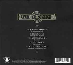 Image of Back Cover of CD - VG+/VG+ - BLAZE OF PERDITION, Upharsin (Metal Blade Records; 3984-16080-2, Europe 2024, Digipak), ,  - 3536097E