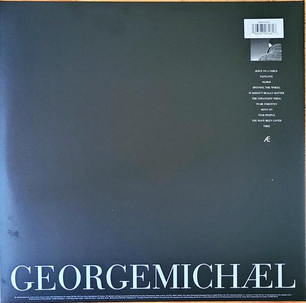 Image of Back Cover of 2xLP - EX/M - GEORGE MICHAEL, Older (Sony Music; 19439857091/B, Europe 2022 Reissue, Gatefold, 2 Inners, Red Vinyl), SEALED,  - 3516325C