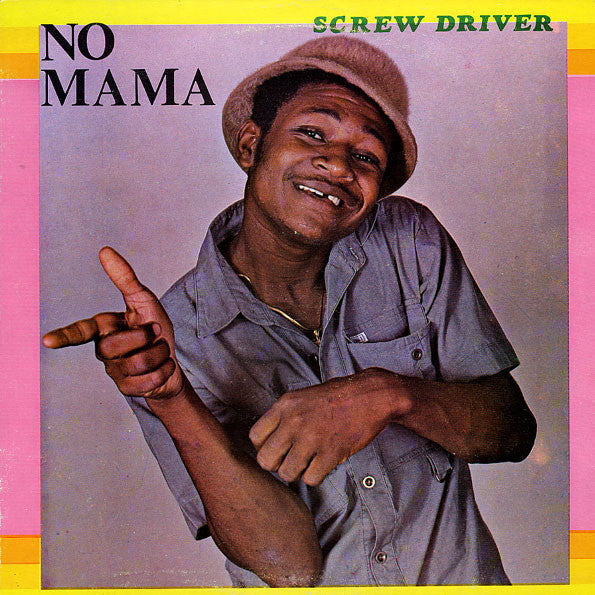 Image of Front Cover of 12" - VG/G - SCREWDRIVER, No Mama (Volcano; none, Jamaica 1987), Light marks only, plays G+/VG,  - 3546147S