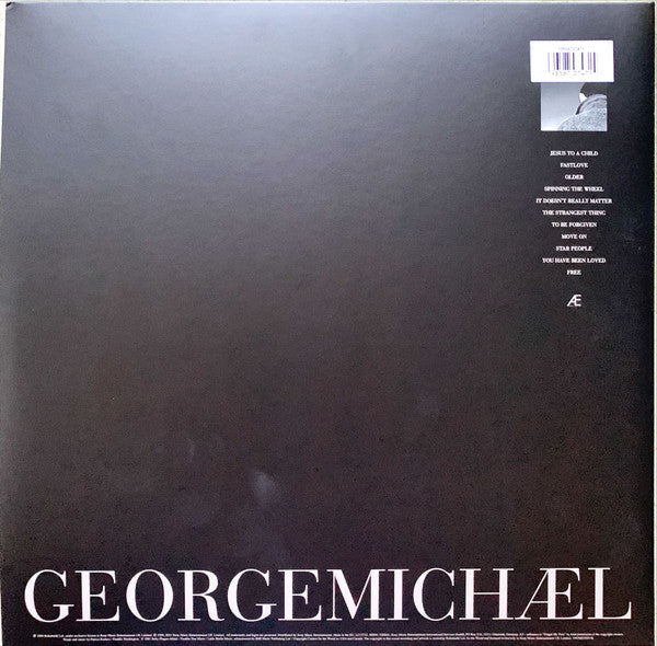 Image of Back Cover of 2xLP - EX/M - GEORGE MICHAEL, Older (Sony Music; 19439857091/B, Europe 2022 Reissue, Gatefold, 2 Inners, Blue Vinyl), SEALED,  - 3516326C