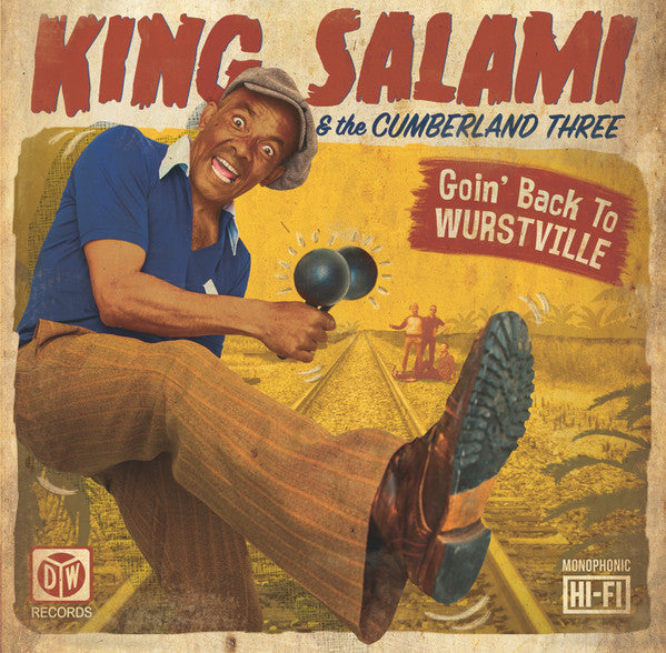 Image of Front Cover of LP - VG+/VG+ - KING SALAMI AND THE CUMBERLAND THREE, Goin' Back To Wurstville (Dirty Water Records; DWC1088LP, UK 2017), ,  - 3526169E