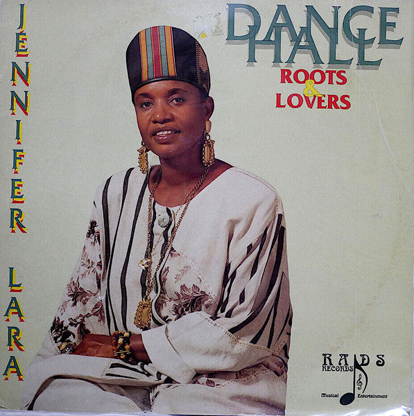 Image of Front Cover of LP - VG/VG+ - JENNIFER LARA, Dance Hall   Roots & Lovers (Rads Records; RSLP2, UK 1994), ,  - 3526155E