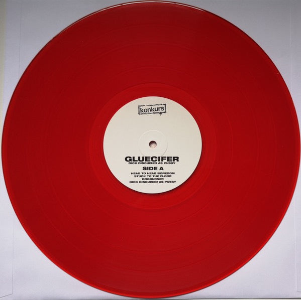 Image of Label Cover of LP - NEW/NEW - GLUECIFER, Dick Disguised As Pussy (Konkurs Productions ; KONKURS008, Europe 2023, Red Vinyl), ,  - 3436136E