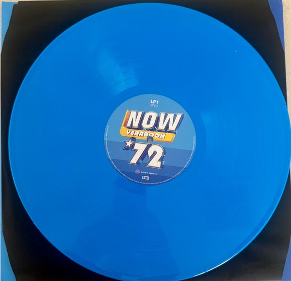 Image of Label Cover of 3xLP - NEW/NEW - VARIOUS, Now Yearbook '72 (Sony Music; LPYBNOW72, UK 2026, Compilation, Stereo, Blue Vinyl), ,  - 3436138E