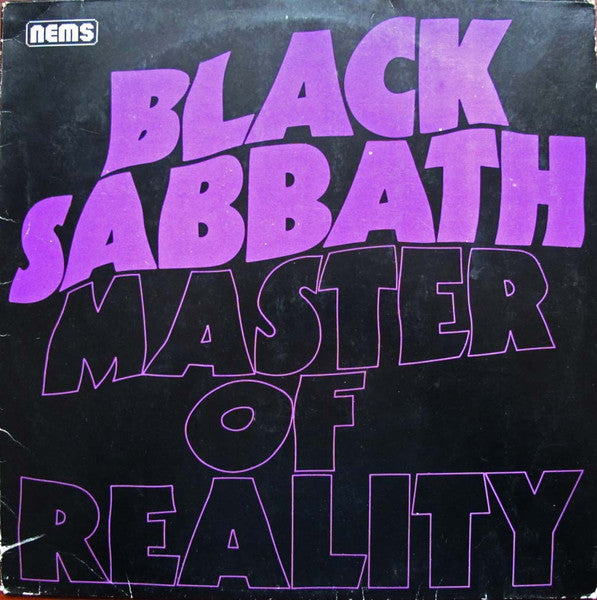 Image of Front Cover of LP - VG/VG - BLACK SABBATH, Master Of Reality (NEMS; NEL 6004, Netherlands 1980 Reissue, Stereo), Edge and Ring Wear,  - 3546197S