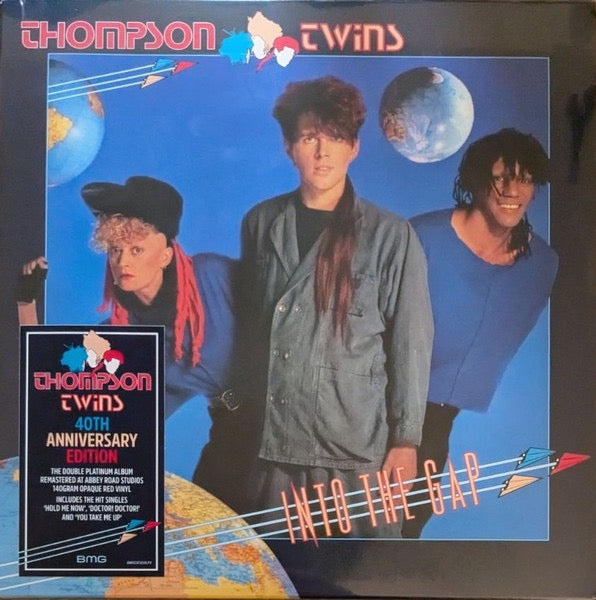Image of Front Cover of LP - NEW/NEW - THOMPSON TWINS, Into The Gap (BMG; BMGCAT859LPX, Worldwide 2024, Remastered, Red Semi-Translucent, 140g Vinyl), ,  - 3436139E