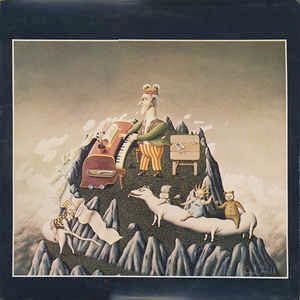 Image of Front Cover of 2xLP - G+/G+ - KING CRIMSON, The Young Persons' Guide To King Crimson (Island Orange Sunset, Blue Rim; ISLD 7, UK 1976, Gatefold, No Booklet), Edge and ring wear. Intact sleeve but small tear on spine. Lots of marks on discs.,  - 3546166S
