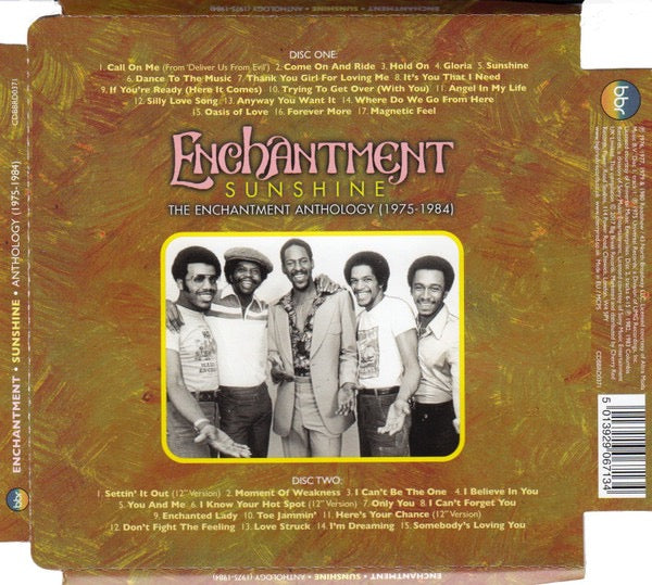 Image of Back Cover of 2xCD - VG+/VG+ - ENCHANTMENT, Sunshine (The Enchantment Anthology 1975-1984) (Big Break Records; CDBBRD0371, UK 2017, Super Jewel case), ,  - 3516382C