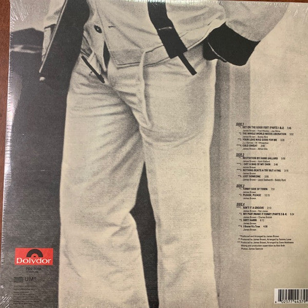 Image of Back Cover of 2xLP - EX/EX - JAMES BROWN, Get On The Good Foot (Republic Records; B0029776-01, US 2019 Reissue, Gatefold), Opened in-store,  - 3526064E
