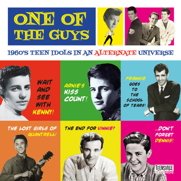 Image of Front Cover of CD - VG+/VG+ - VARIOUS, One Of The Guys (1960's Teen Idols In An Alternate Universe) (Teensville Records; TV1056, Australia 2022, Jewel Case, Mono), ,  - 3516419C