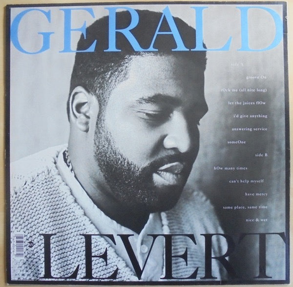 Image of Back Cover of LP - VG/G+ - GERALD LEVERT, Groove On (EastWest Records America; 7567-92416-1, Germany 1994, Inner), Light marks only.,  - 3516401C