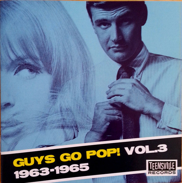 Image of Front Cover of CD - VG+/VG+ - VARIOUS, Guys Go Pop! Vol.3 1963-1965 (Teensville Records; tv 1027, Australia 2018, Jewel Case, Mono), ,  - 3516423C
