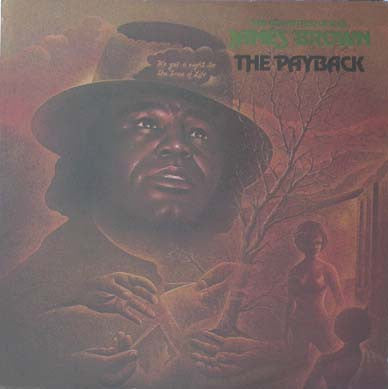 Image of Front Cover of 2xLP - G+/VG - JAMES BROWN, The Payback (Trutone Music; DPOL 155, Zimbabwe 1984 Reissue, Picture Sleeve), Sleeve intact but has a 4cm tear to the open side.,  - 3526065E
