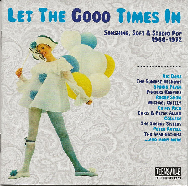 Image of Front Cover of CD - VG+/VG+ - VARIOUS, Let The Good Times In (Sunshine, Soft & Studio Pop 1966-1972) (Teensville Records; tv1037, Australia 2019, Jewel Case), ,  - 3516424C