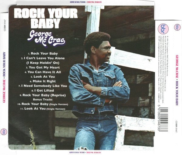 Image of Back Cover of CD - VG+/VG+ - GEORGE MCCRAE, Rock Your Baby (Big Break Records; CDBBR 0167, UK 2012 Reissue, Super Jewel case), ,  - 3516483C