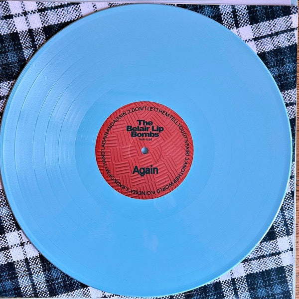 Image of Label Cover of LP - NEW/NEW - THE BELAIR LIP BOMBS, Again (Third Man Records; TMR-1038, UK & US 2025, Inner & Insert, Indie exclusive sky blue vinyl), ,  - 3556135S