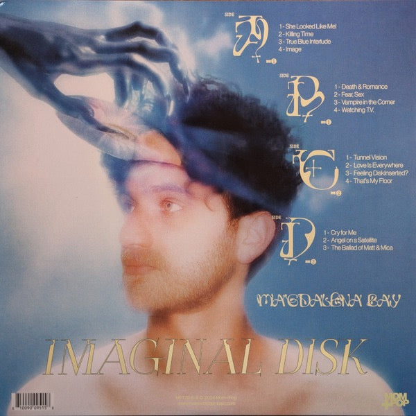 Image of Back Cover of 2xLP - NEW/NEW - MAGDALENA BAY, Imaginal Disk (Mom + Pop; MP770, UK, Europe & US 2024, Gatefold, Insert, Limited Edition, White Opaque Vinyl), ,  - 3536161E