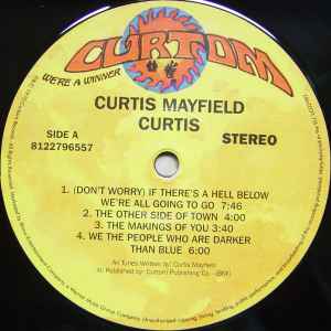 Image of Label Cover of LP - NEW/NEW - CURTIS MAYFIELD, Curtis (Curtom; RCD1 535580, Worldwide 2023 Reissue, Gatefold, Light-blue Translucent Vinyl), ,  - 3536193E