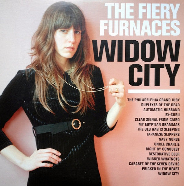 Image of Front Cover of 2xLP - VG/VG - THE FIERY FURNACES, Widow City (Thrill Jockey; thrill 189, US 2007, Gatefold), Strong VG - light marks, light wear,  - 3546232S