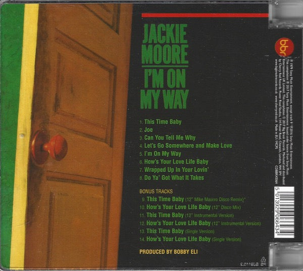Image of Back Cover of CD - VG+/VG+ - JACKIE MOORE, I'm On My Way (Big Break Records; CDBBRX 0364, UK 2017 Reissue, Super Jewel case), ,  - 3516518C